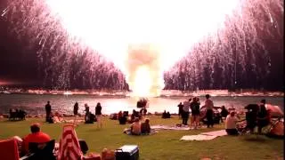 7000 fireworks go off at once in 1080P HD        7000 фейерверк сразу