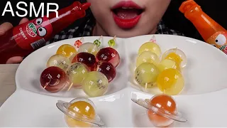 ASMR Fruit Konjac Jelly transparent jelly Real Sound Eating Show 쫄깃쫄깃 과일곤약젤리 리얼사운드 먹방
