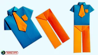 👕👖 DIY - Origami | Paper Shirt - Pant | Paper Craft [Tabrez Arts]