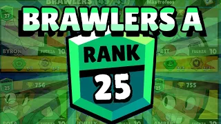 BRAWLERS PARA SUBIR A RANGO 25 FACIL en BRAWL STARS