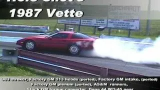 Hole-Shot's C4 Corvette, 383 Stroker TPI.  Mods=Stage 1