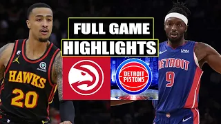 Atlanta Hawks vs Detroit Pistons Full Game Highlights | December 18, 2023