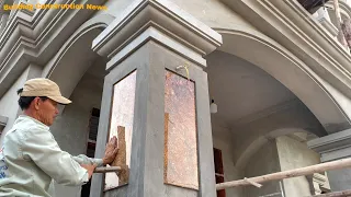 Creative Concrete Pole Construction Techniques - Using Sand And Cement - Pole Construction Tips
