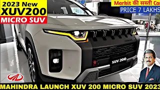 MAHINDRA XUV 200 MICRO SUV LAUNCH 2023 | PRICE, FEATURES & LAUNCH DATE | UPCOMING CARS 2023