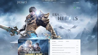 Lineage 2 Era of Heroes Game Website Template