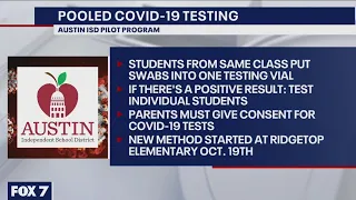 Austin ISD begins pooled testing at Ridgetop Elementary School I FOX 7 Austin