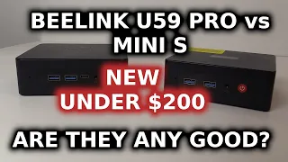 Beelink U59 Pro vs Mini S! Synthetic Benchmarks, Teardown, and I Break Something!