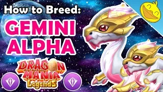 How to Breed the GEMINI ALPHA DRAGON! 3 BEST Breeding Combination! - Dragon Mania Legends