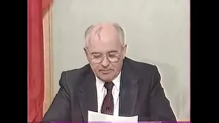 Михаил Горбачёв - Я прекращаю свою деятельность Президента СССР УКАЗ от 25 декабря 1991 г. № 3162.