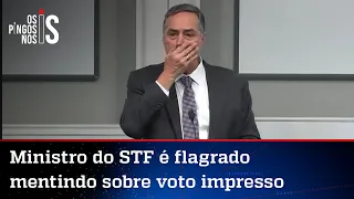 Barroso é interrompido em palestra no exterior e perde a linha; veja vídeo