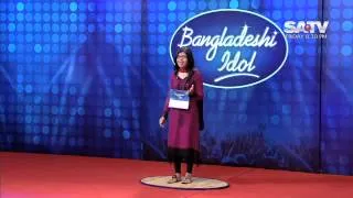 Bangladeshi Idol Audition   Rubayat Sharmin Samy