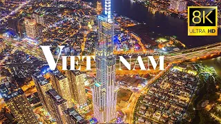 Cities of Vietnam 🇻🇳 in 8K ULTRA HD 60 FPS Drone Video