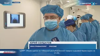 Врачи Центра Илизарова делятся опытом проведения малоинвазивных операций  с коллегами из Узбекистана