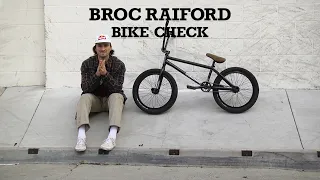 BROC RAIFORD | Sunday Bikes - Bike Check | BMX