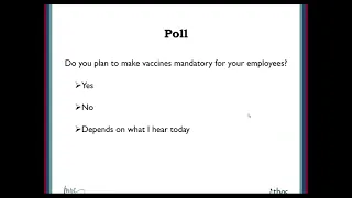 COVID 19 Vaccines  What will your company do