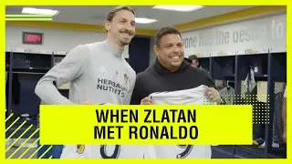 What happened when Ronaldo met Zlatan?