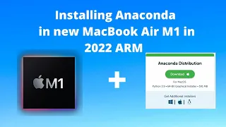 Installing anaconda python 3.9 download in new MacBook Air M1