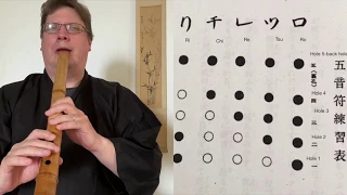 Shakuhachi for Beginners:  Basic Tones (Kinko)