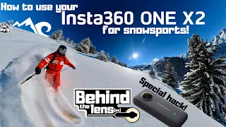 How to use your Insta360 for skiing! #insta360