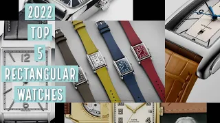 2022 TOP 5 Modern Rectangular Watches To Buy ~ Affordable Mechanical & Automatic