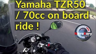 Yamaha TZR50 70cc ride 2 stroke