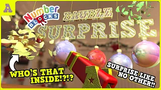 Wow Smashing Numberblocks Christmas Baubles Surprise!? Who’s inside each one!?!?
