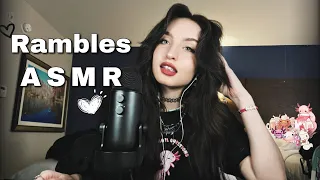 ASMR | Upclose Whispering, Rambling, Hand Sounds, Mic Gripping, Mouth Sounds