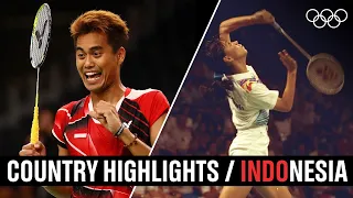 Indonesia's 🇮🇩BEST 🏸moments at the Olympics!