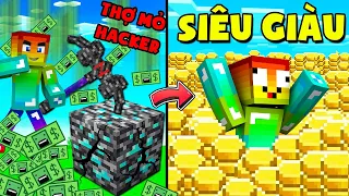 MINI GAME : CUỘC THI THỢ MỎ HACKER VIP ** NOOB HACK CÂY CÚP VIP NHẤT MINECRAFT ??