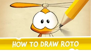 How to Draw Roto from Cut the Rope 2