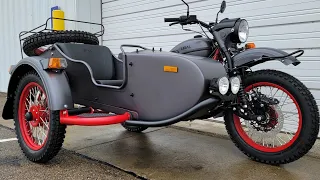 2024 Ural Gear Up 2WD Sidecar Motorcycle Scarlet & Gray Custom