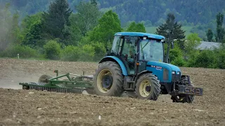 Corn rolling Zetor 7341 Super Turbo + PB5-032 cambridge rollers