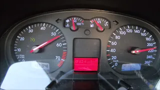 1999 Volkswagen Golf IV 2.8 V6 4Motion (204PS) | 50-232 Km/h Acceleration on Autobahn (60fps 1080p)