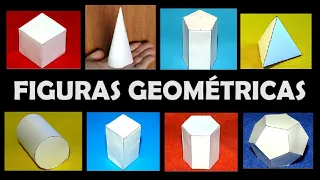 Figuras geométricas de papel - viendo y aprendiendo