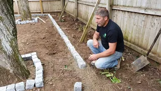 Installing Marshalls Fairstone Granite Setts