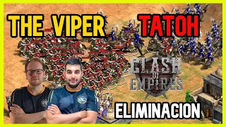 THE VIPER Y TATOH SE JUEGAN LA CLASIFICACION  Age of Empires 2!! clash of empires