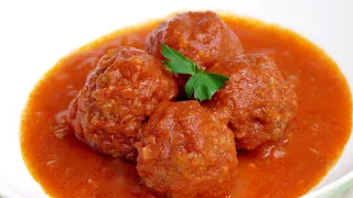 Estas albondigas en salsa de tomate son más SANAS, más RÁPIDAS y llevan MENOS INGREDIENTES