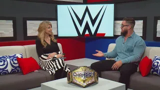 WWE Superstar Austin Theory previews Monday Night Raw tonight in St. Louis