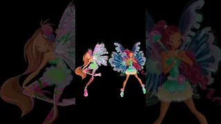 Stella,Tecna,Leyla/ Aisha VS Bloom,Musa, Flora (The Transformation Battel)