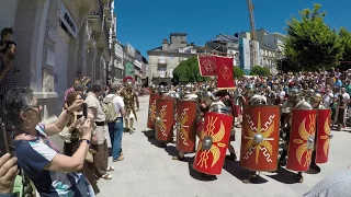 Desfile de romanos de  Arde Lucus 2017
