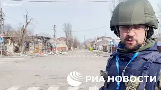 Российские СМИ публикуют кадры как обстреливают промышленной зоны завода «Азовсталь» в Мариуполе