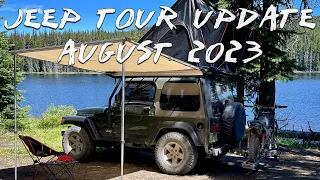 Building my Overland Rig | 2006 Jeep TJ Rubicon tour update for off-road camping