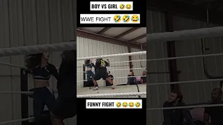 boy vs girl 🤣 funny fight 😂 #shorts #funny #wwe #fight #boyvsgirl #memes #viral