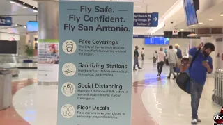 Traveling this holiday season? Expect to see new COVID-19 prevention measures at the San Antonio...