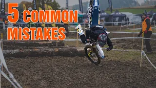 5 Most Common MISTAKES when riding Enduro