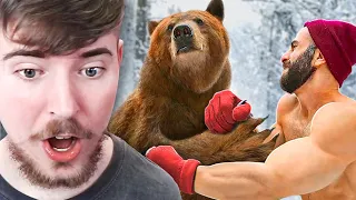 Arm Wrestling A Bear!