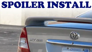 How to Install a Car Spoiler