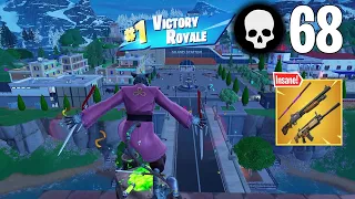 68 Elimination Solo vs Squads Wins (Fortnite Chapter 5 Gameplay Ps4 Controller)