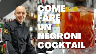 🍊 Negroni Cocktail come si prepara e storia del drink da aperitivo 🍊