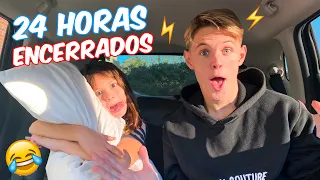 24 HORAS ENCERRADO EN EL AUTO CON MI HERMANA